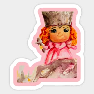 Young Glinda the Good Witch from the Wizard of Oz Sticker